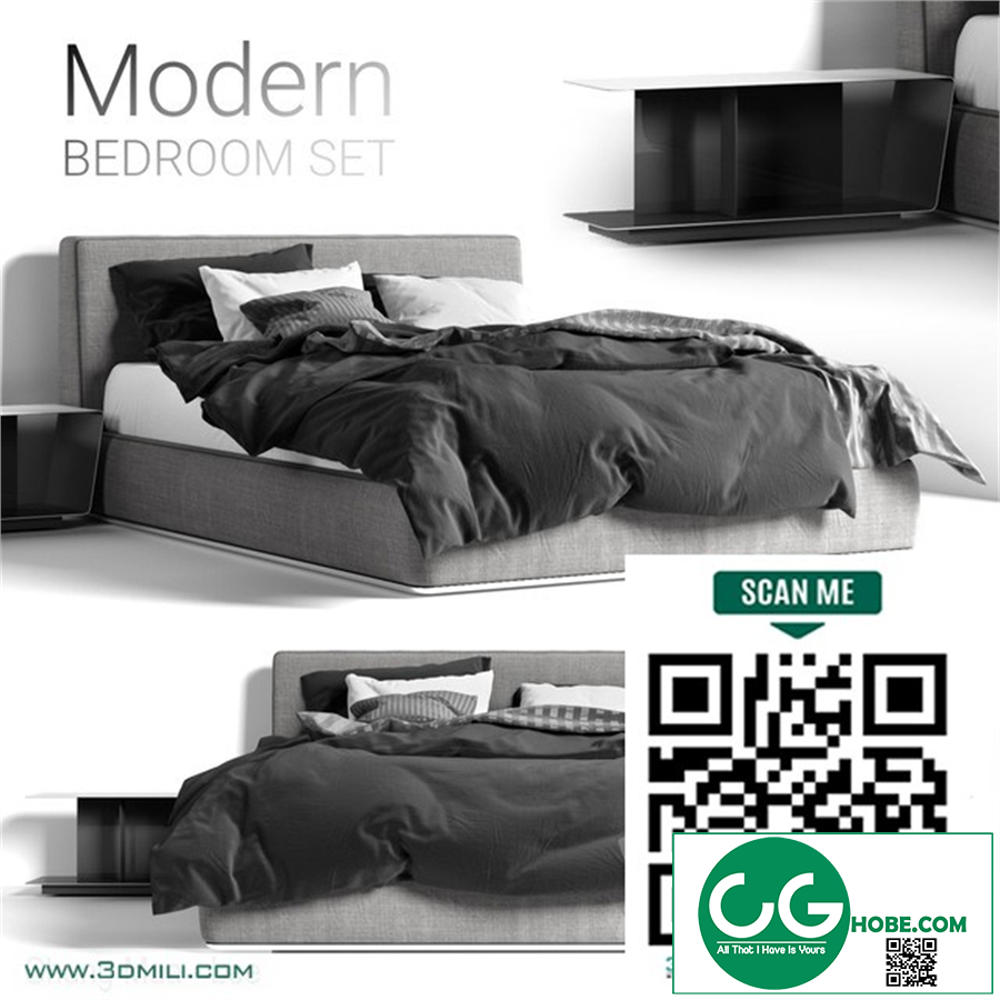 Minotti Powell Bed
